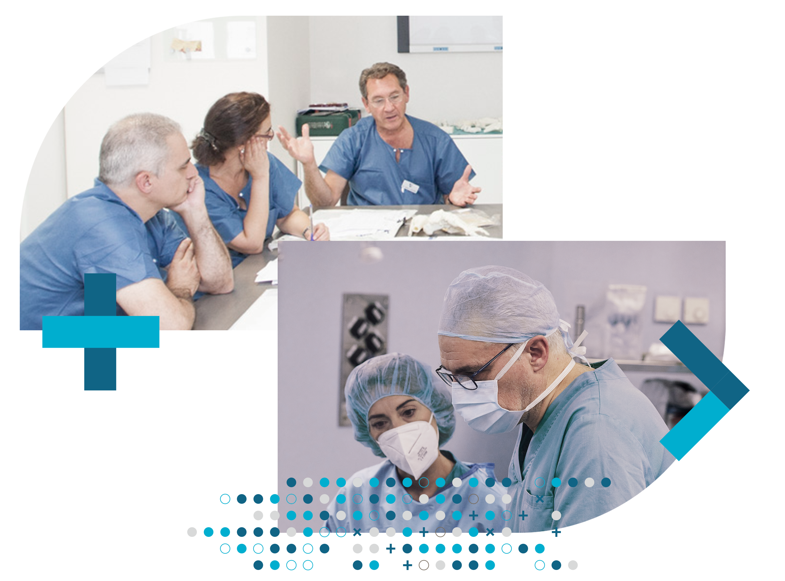 Perwsonal sanitaripo de Hospital MiKS erevisando casos enEstancias formativas de MiKS Community